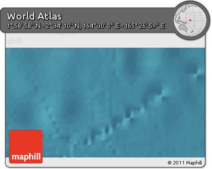 Satellite 3D Map of the Area around 2° 16' 34" N, 164° 58' 29" E