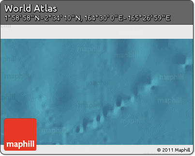 Satellite 3D Map of the Area around 2° 16' 34" N, 164° 58' 29" E