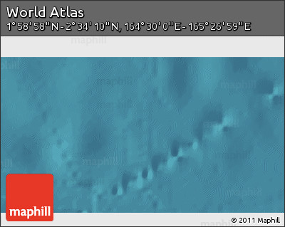 Satellite 3D Map of the Area around 2° 16' 34" N, 164° 58' 29" E