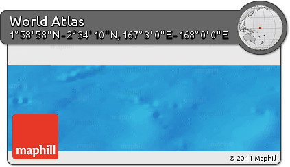 Physical Panoramic Map of the Area around 2° 16' 34" N, 167° 31' 30" E