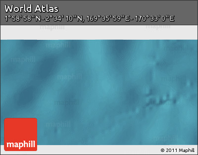 Satellite 3D Map of the Area around 2° 16' 34" N, 170° 4' 29" E