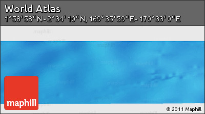 Physical Panoramic Map of the Area around 2° 16' 34" N, 170° 4' 29" E