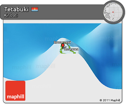 Physical Panoramic Map of Tetabuki