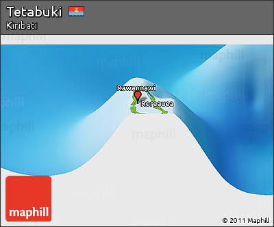 Physical Panoramic Map of Tetabuki