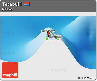 Physical Panoramic Map of Tetabuki