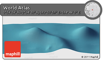 Satellite Panoramic Map of the Area around 2° 16' 34" N, 174° 19' 29" E