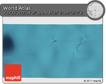 Satellite 3D Map of the Area around 2° 16' 34" N, 175° 10' 30" E