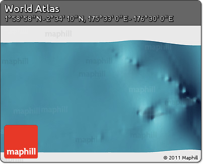 Satellite 3D Map of the Area around 2° 16' 34" N, 176° 1' 30" E