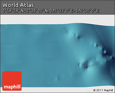 Satellite 3D Map of the Area around 2° 16' 34" N, 176° 1' 30" E