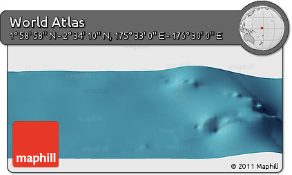 Satellite Panoramic Map of the Area around 2° 16' 34" N, 176° 1' 30" E