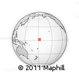 Outline Map of the Area around 2° 16' 34" N, 177° 34' 29" W, rectangular outline