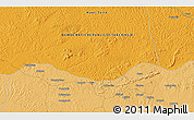 Political 3D Map of Bombala