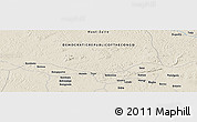 Shaded Relief Panoramic Map of Bombala