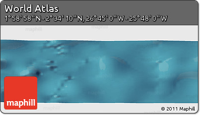 Satellite Panoramic Map of the Area around 2° 16' 34" N, 26° 16' 29" W