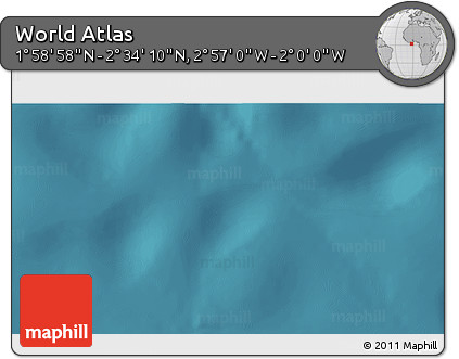 Satellite 3D Map of the Area around 2° 16' 34" N, 2° 28' 30" W