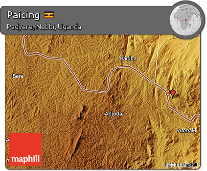 Physical 3D Map of Paicing