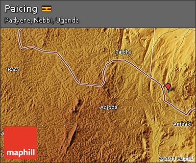 Physical 3D Map of Paicing