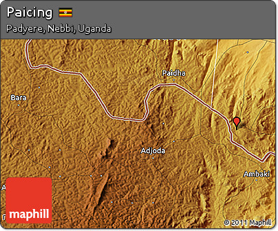 Physical 3D Map of Paicing