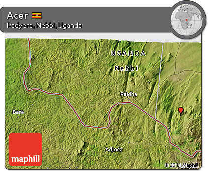 Satellite 3D Map of Acer
