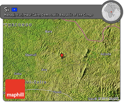 Satellite 3D Map of Si