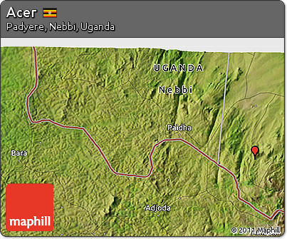 Satellite 3D Map of Acer