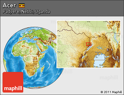 Physical Location Map of Acer