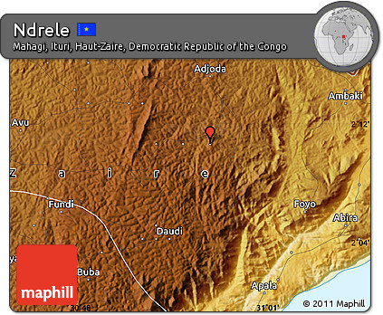 Physical Map of Ndrele