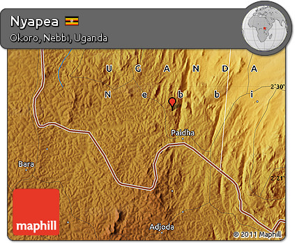 Physical Map of Nyapea