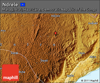 Physical Map of Ndrele