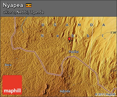 Physical Map of Nyapea