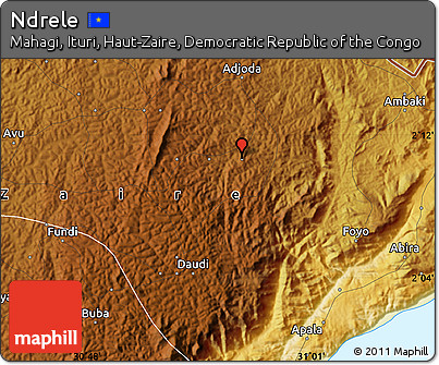 Physical Map of Ndrele
