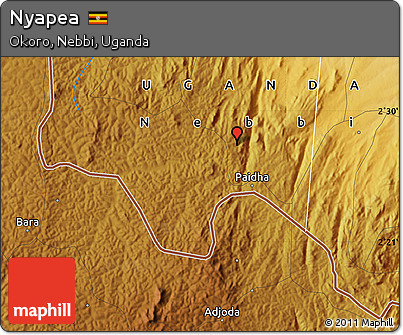 Physical Map of Nyapea