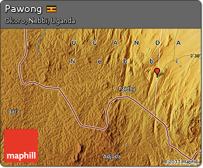 Physical Map of Pawong