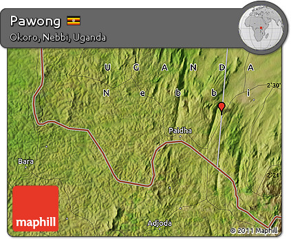 Satellite Map of Pawong