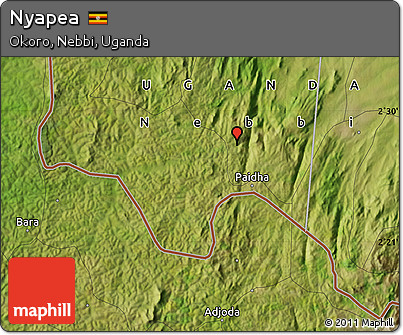 Satellite Map of Nyapea