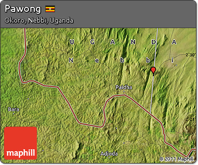 Satellite Map of Pawong