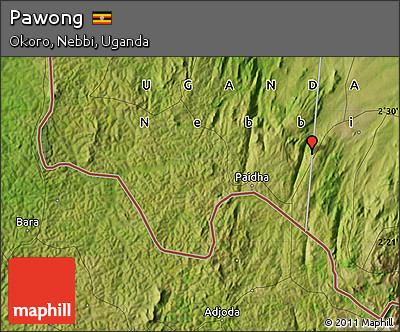 Satellite Map of Pawong