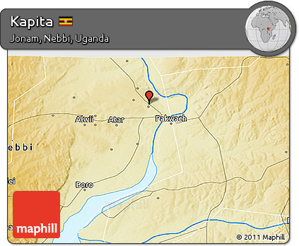 Physical 3D Map of Kapita
