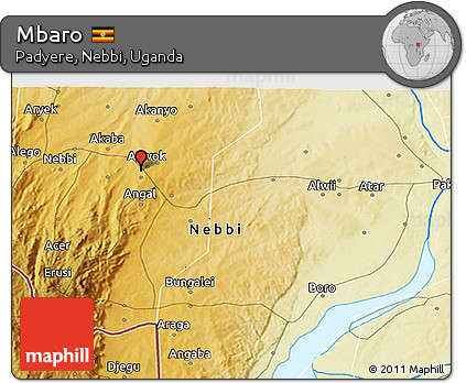 Physical 3D Map of Mbaro