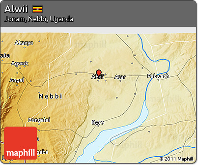 Physical 3D Map of Alwii