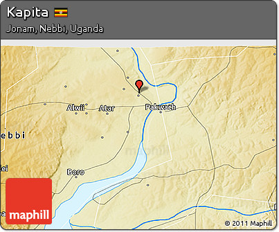 Physical 3D Map of Kapita