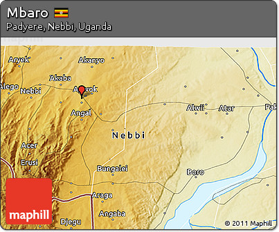 Physical 3D Map of Mbaro