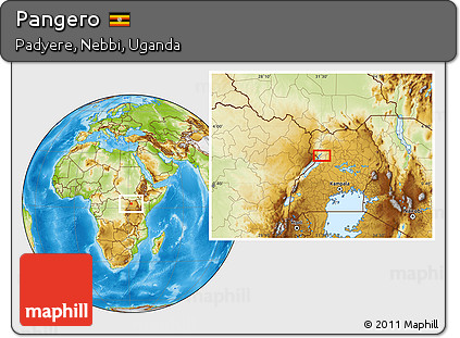 Physical Location Map of Pangero