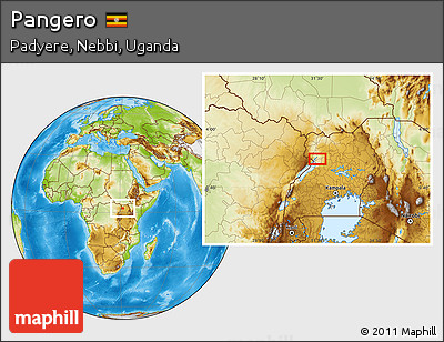 Physical Location Map of Pangero