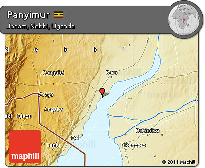 Physical Map of Panyimur