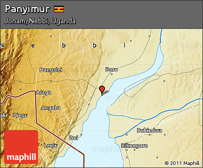 Physical Map of Panyimur