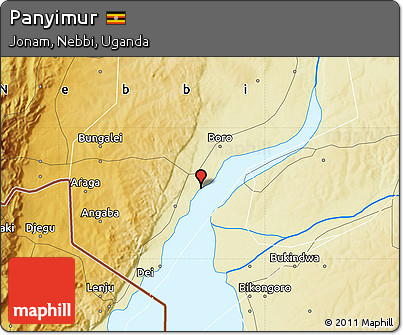 Physical Map of Panyimur