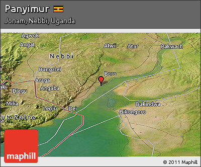 Satellite Panoramic Map of Panyimur
