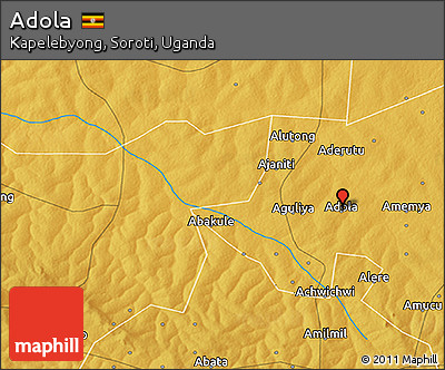 Physical 3D Map of Adola