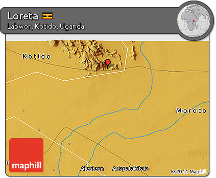 Physical 3D Map of Loreta